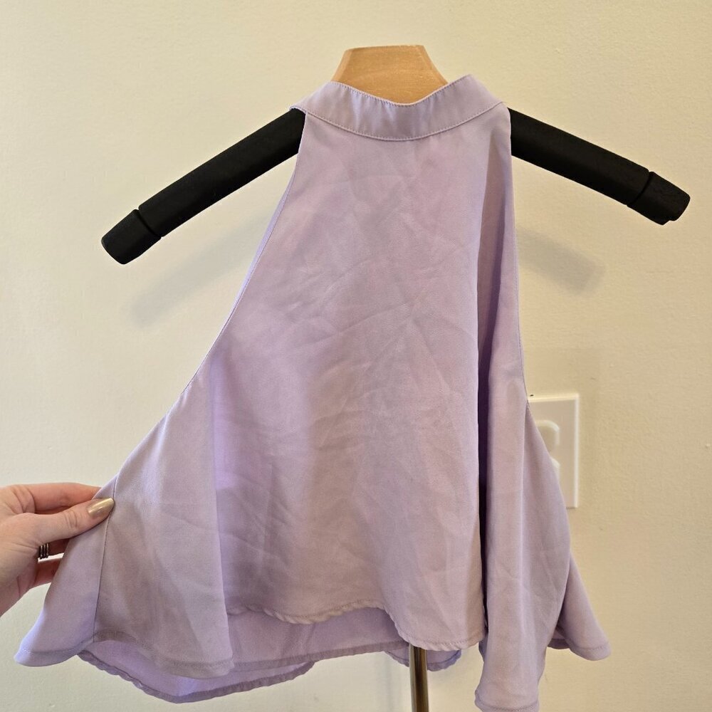 Tobi Halter Style Top Light Purple Womens Size M